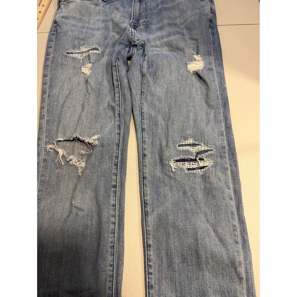 Abercrombie & Fitch Felix Super Slim Distressed Light Wash Jeans Mens 32x34 - Picture 8 of 12